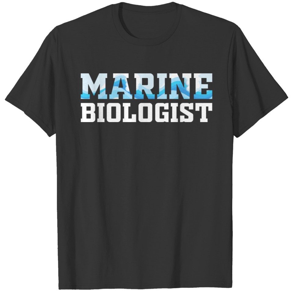 Marine Biologists Shark Lover Funny Sea Aquarist S T-shirt