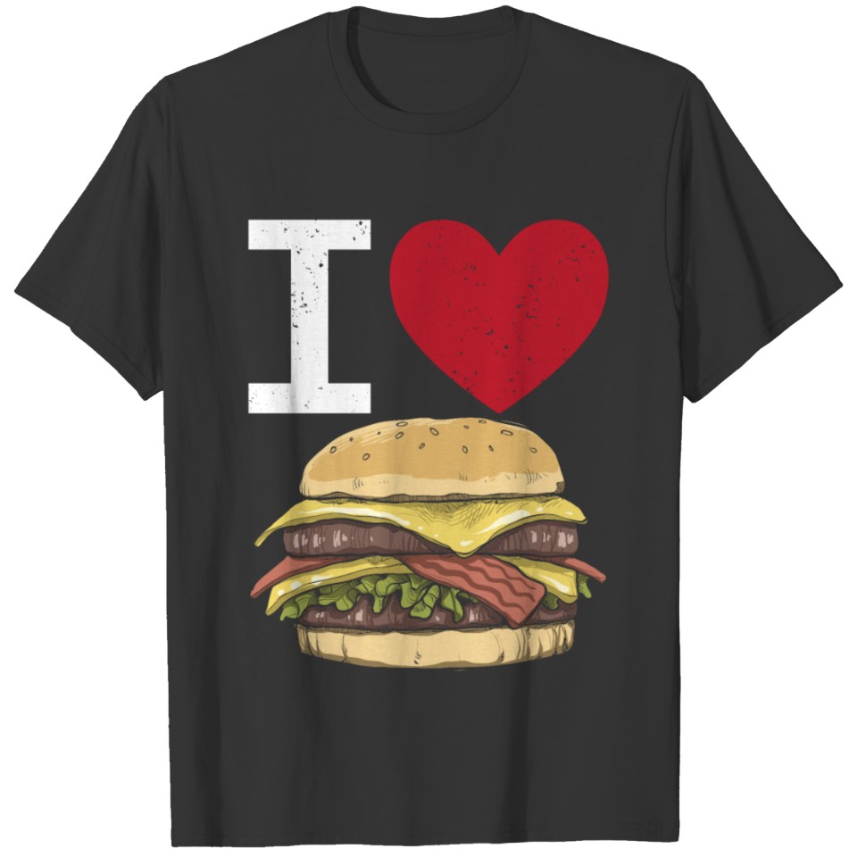 I Love Burgers T-shirt