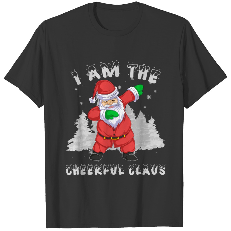 cheerful santa claus T Shirts
