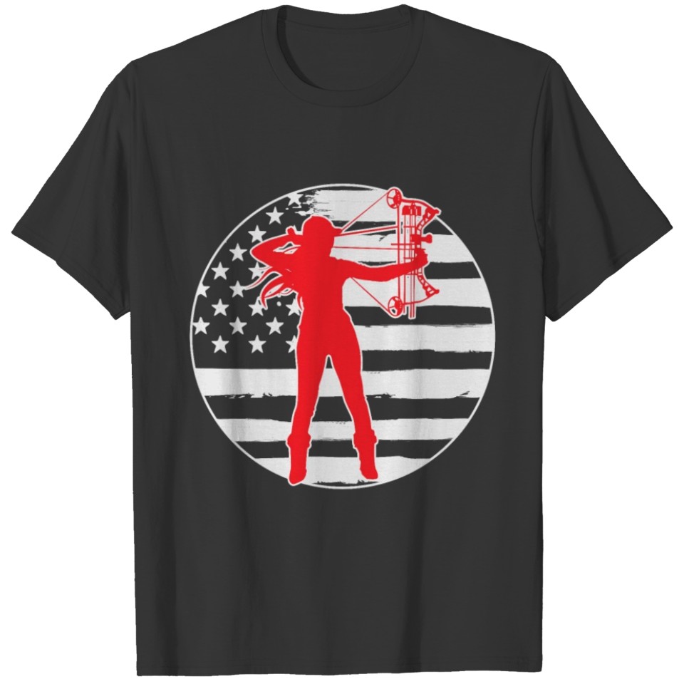 Archery American Flag T-shirt