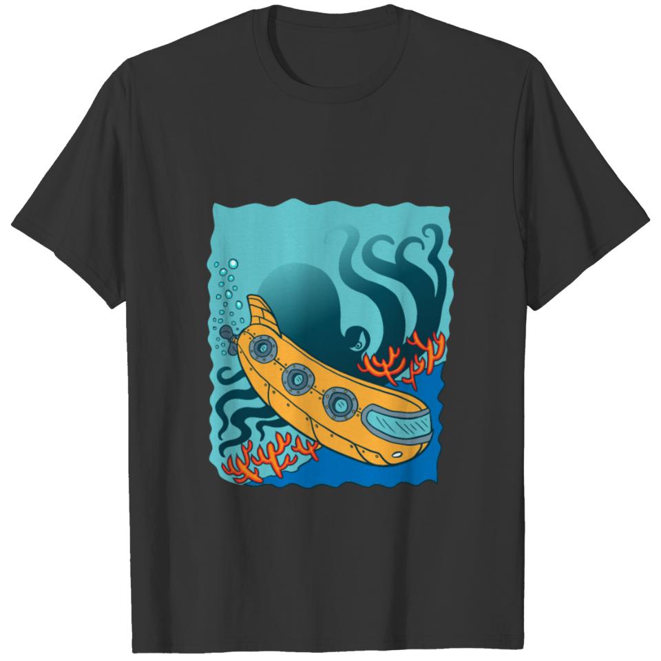 Animal Kraken Submarine T-shirt