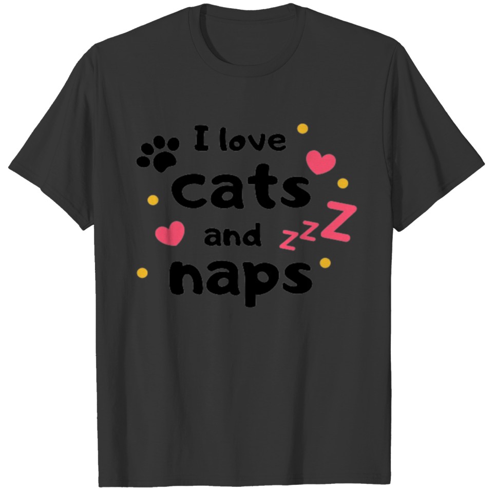 I Love Cat And Haps T-shirt