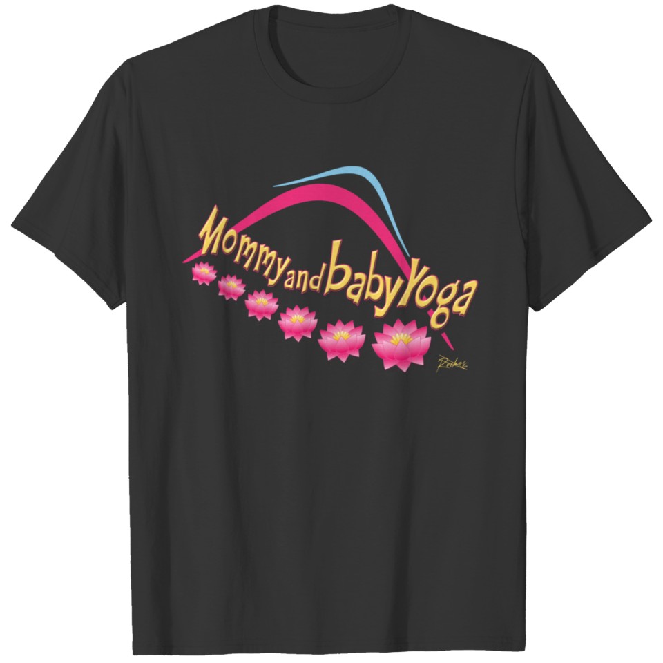 Mommy and baby Yoga ~ designed by Rockos T Shirts