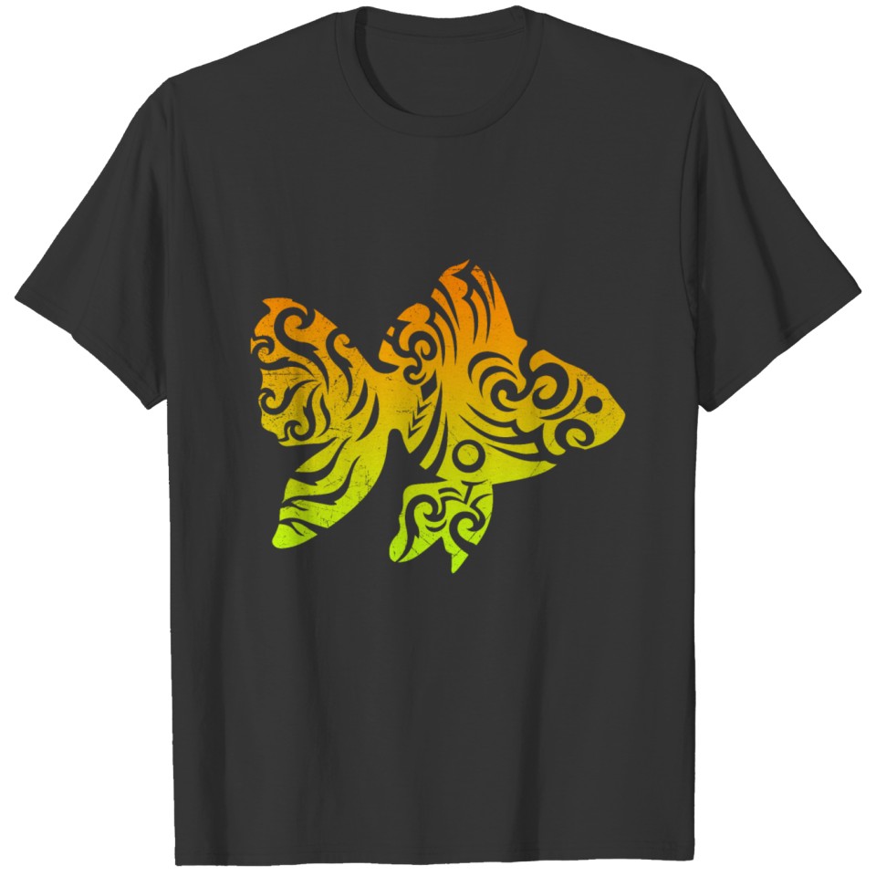 Maori Fish Goldfish T Tattoo Orange Gift Idea T Shirts