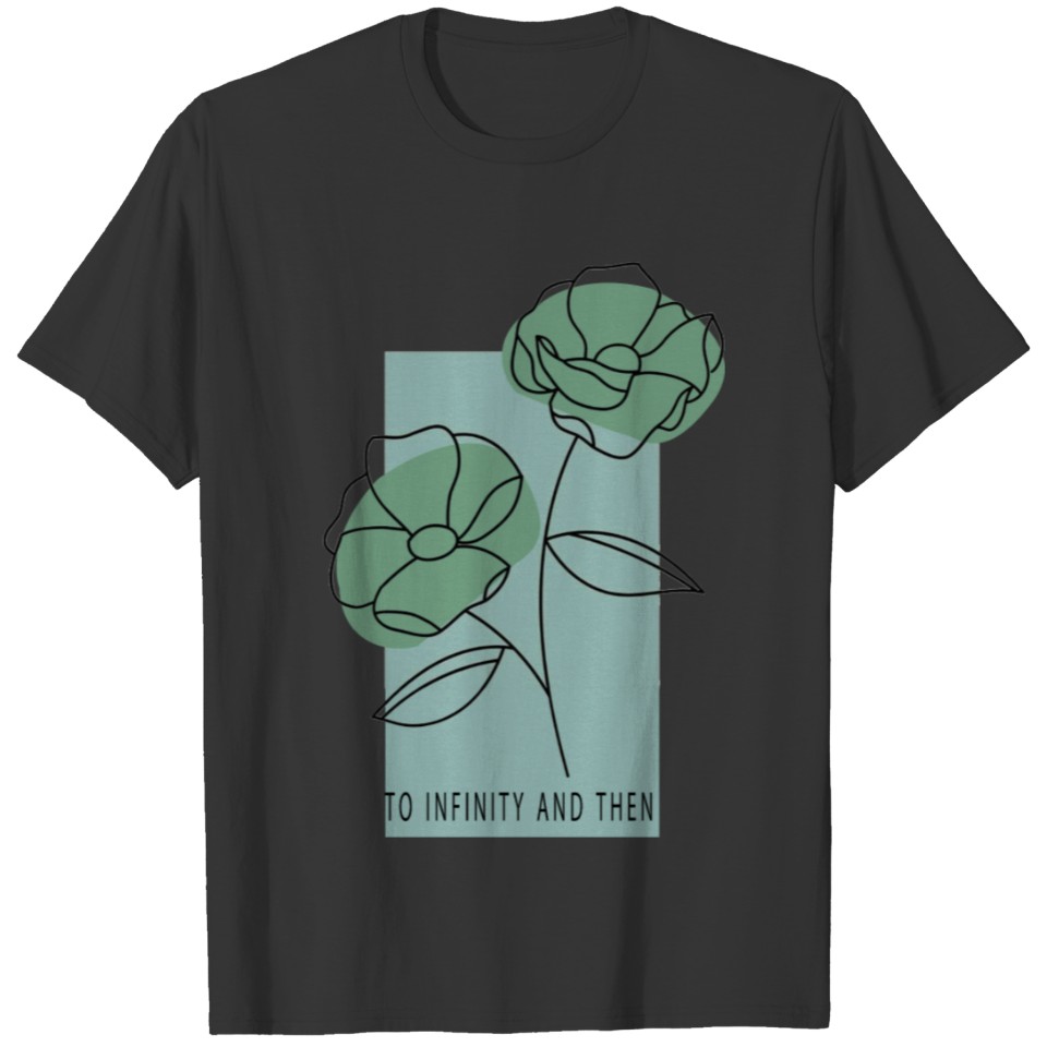 Green Beauty ROSE | one-line style | RO Dandy T Shirts