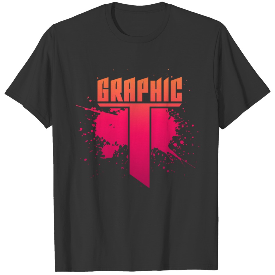 Graphic T Play On Words Graffiti Style Emblem T-shirt