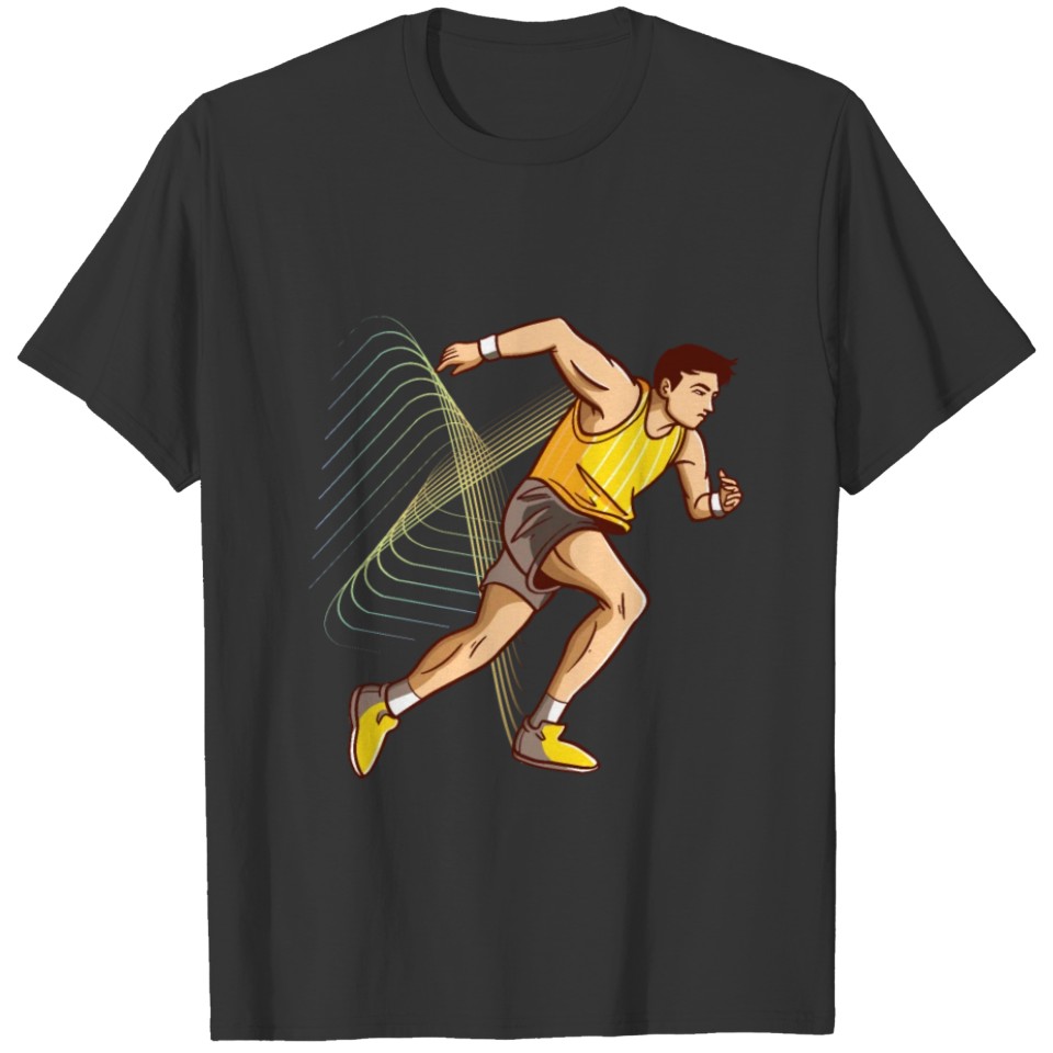 Sports Running Athlete T-shirt