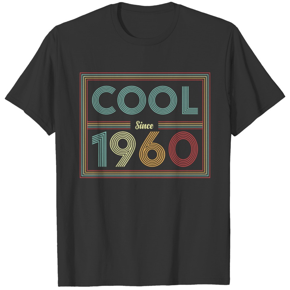 cool since 1960 t shirt design T-shirt