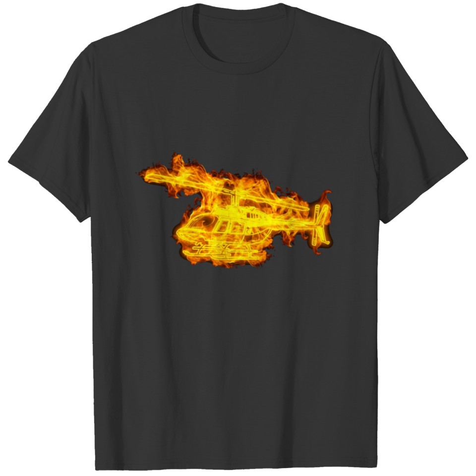 Fire Helicopter T-shirt