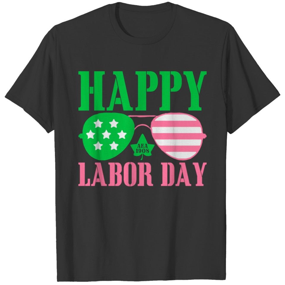 American Happy Labor Day Shirt for AKA Women T-shirt