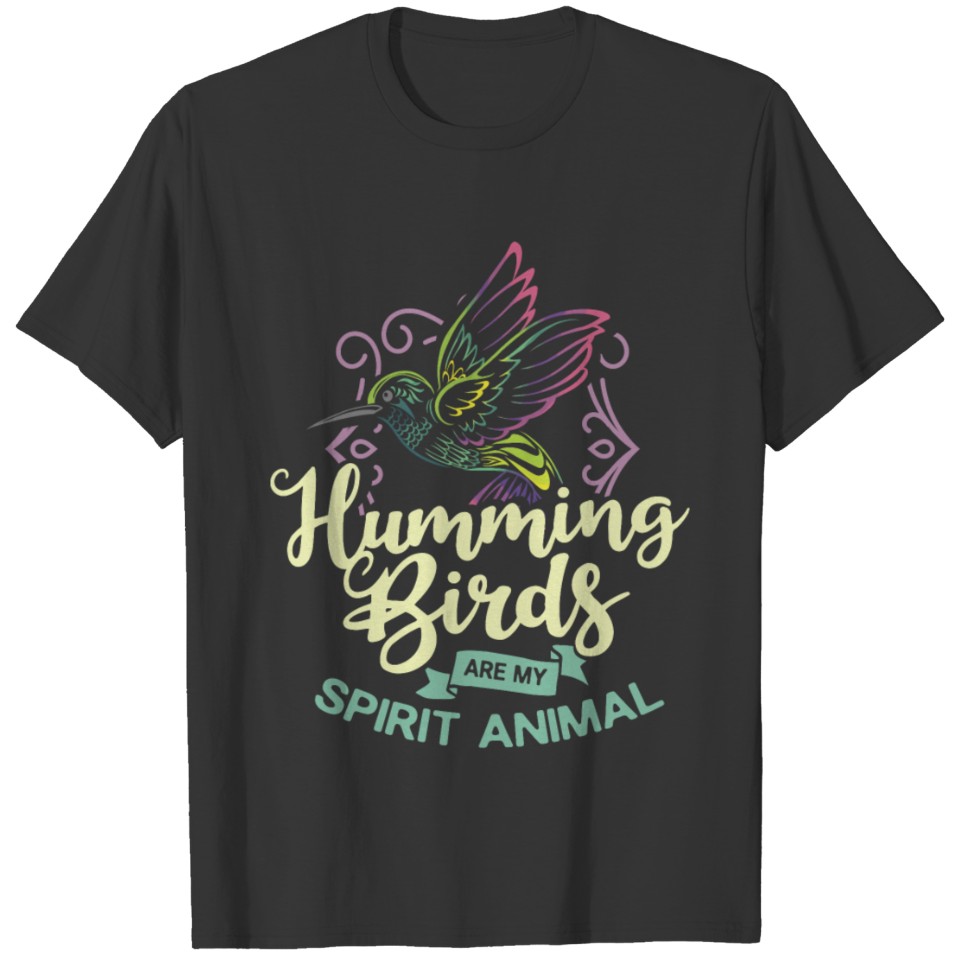 Hummingbird Bird Feeder Food Nectar T-shirt