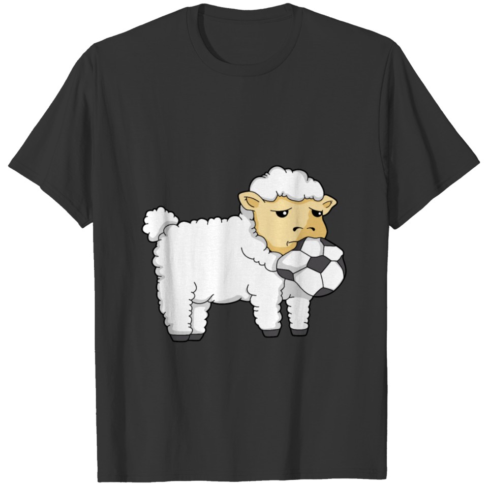 Sheep Soccer Ball Lamb Sports Shepherd T-shirt