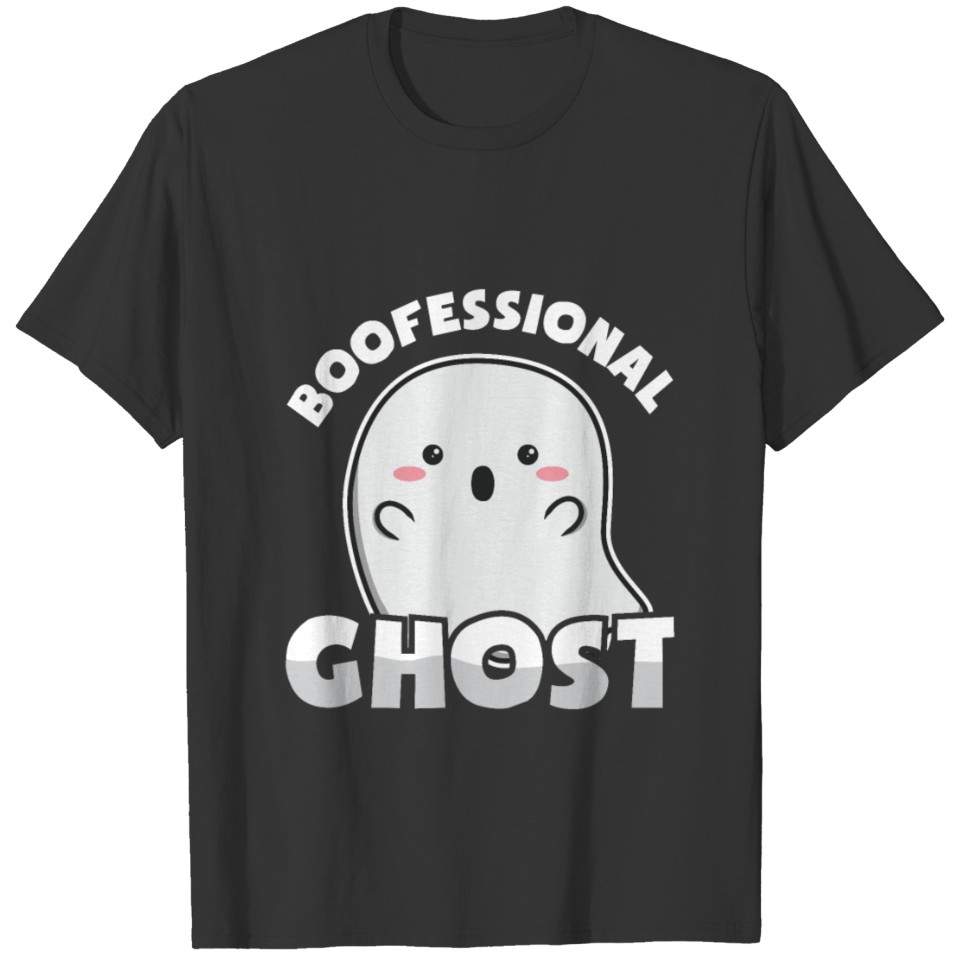 Boofessional Ghost Pun for a Halloween Nerd T-shirt
