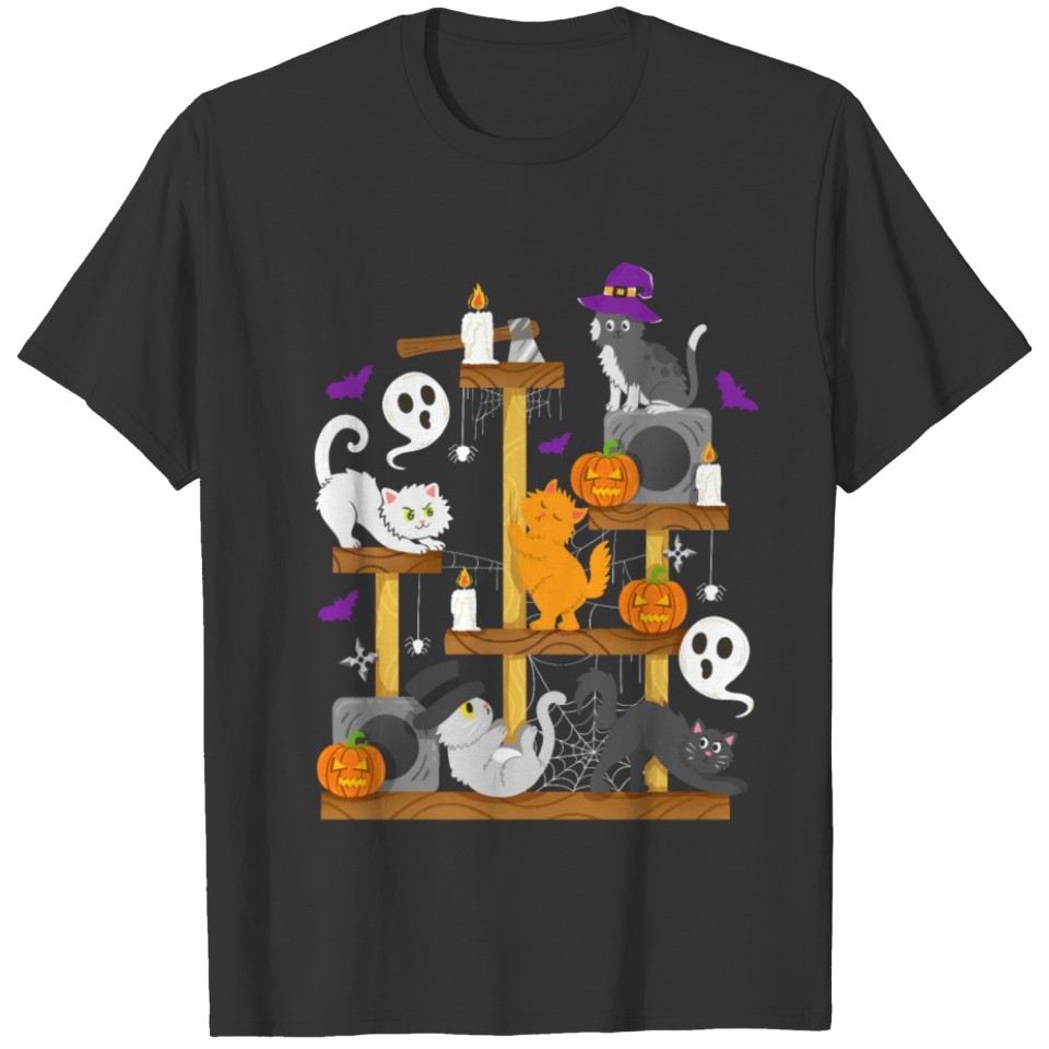 Halloween Cat Halloween Costume T-shirt