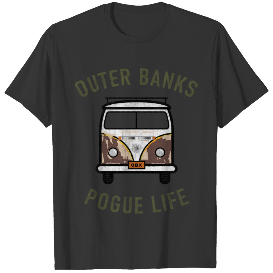 OBX OBX Van Pogue Life Vintage Olive T Shirts