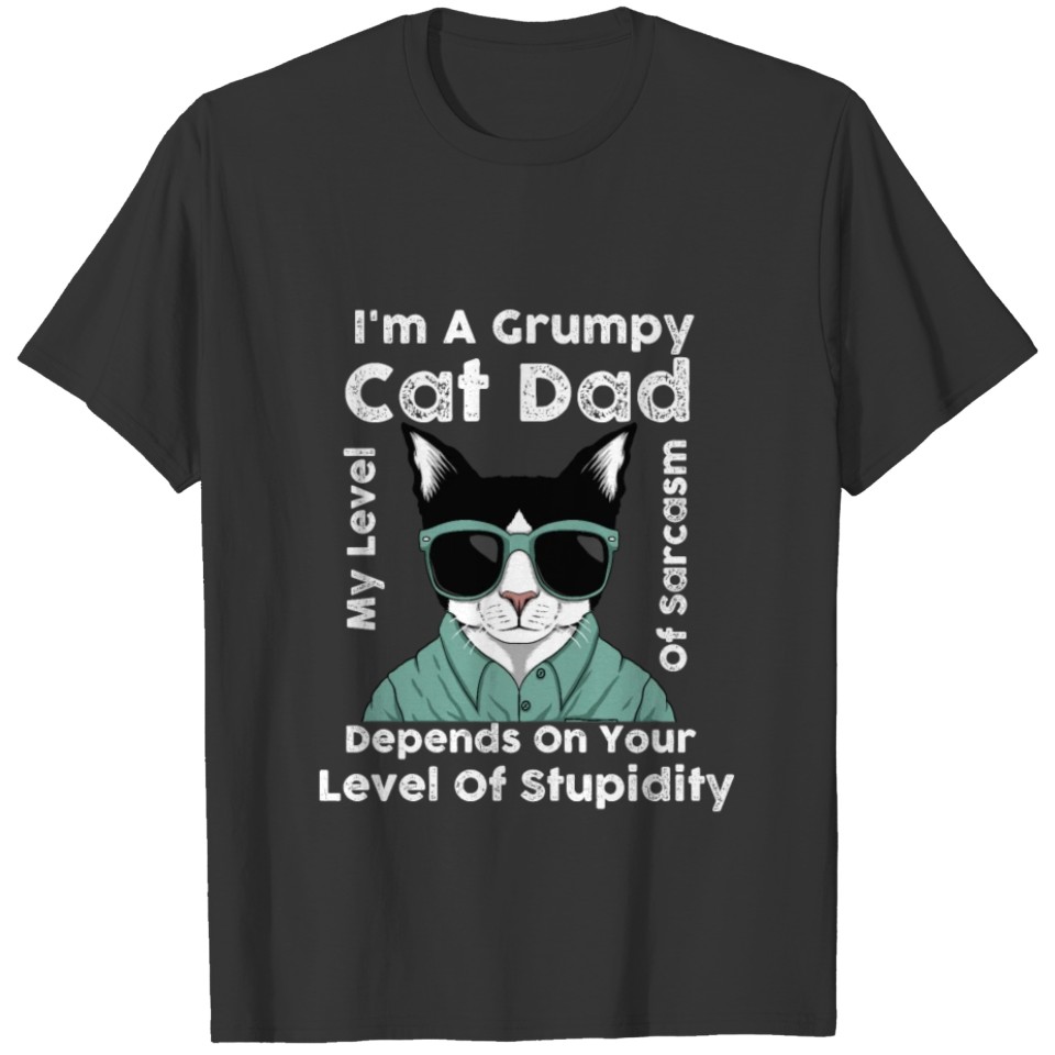 I’m A Grumpy Cat Dad Cat Daddy Gift T-shirt