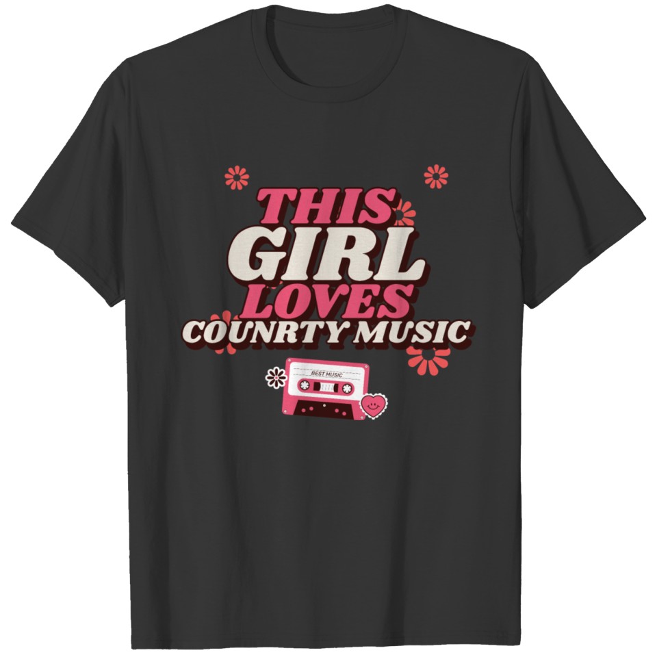 This Girl Loves Country Music T-shirt