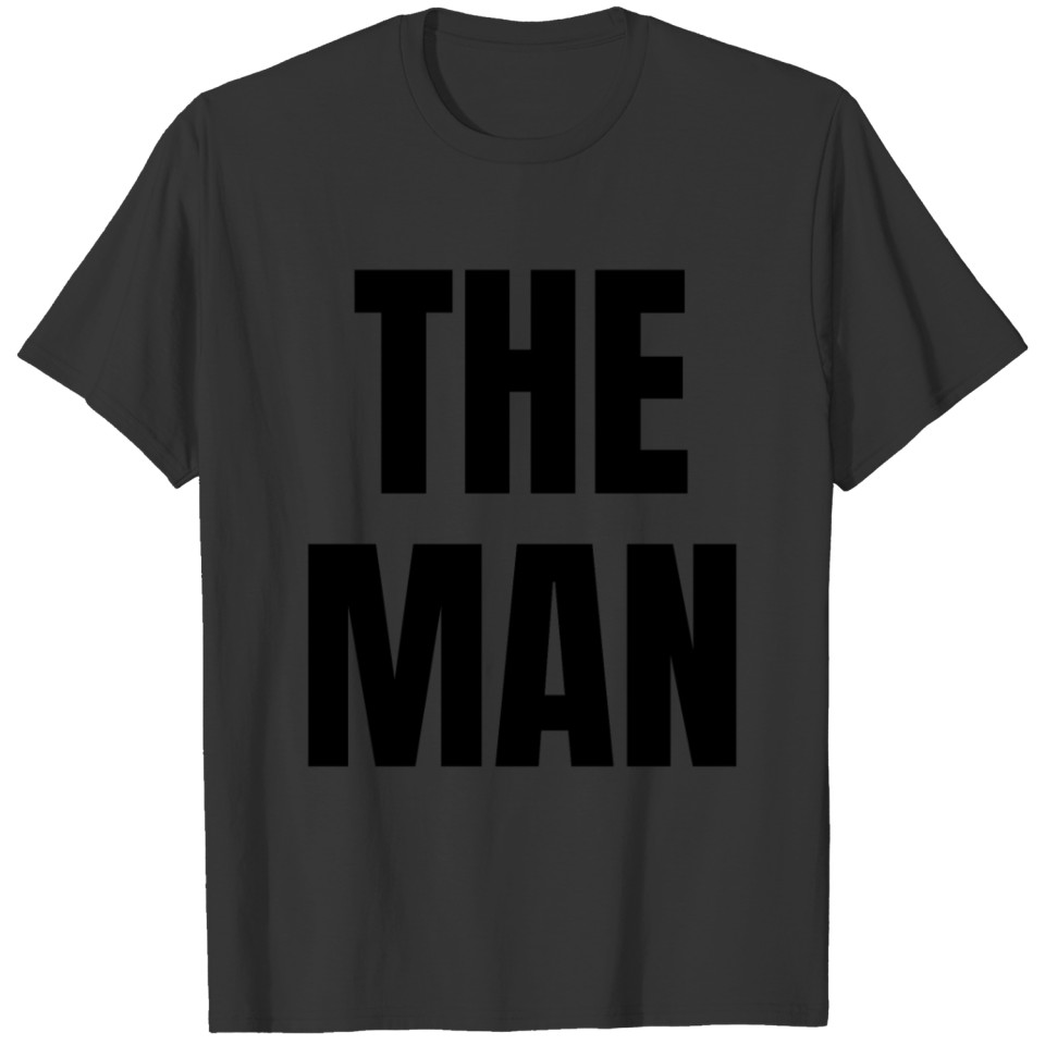 THE MAN (black letters version) T-shirt