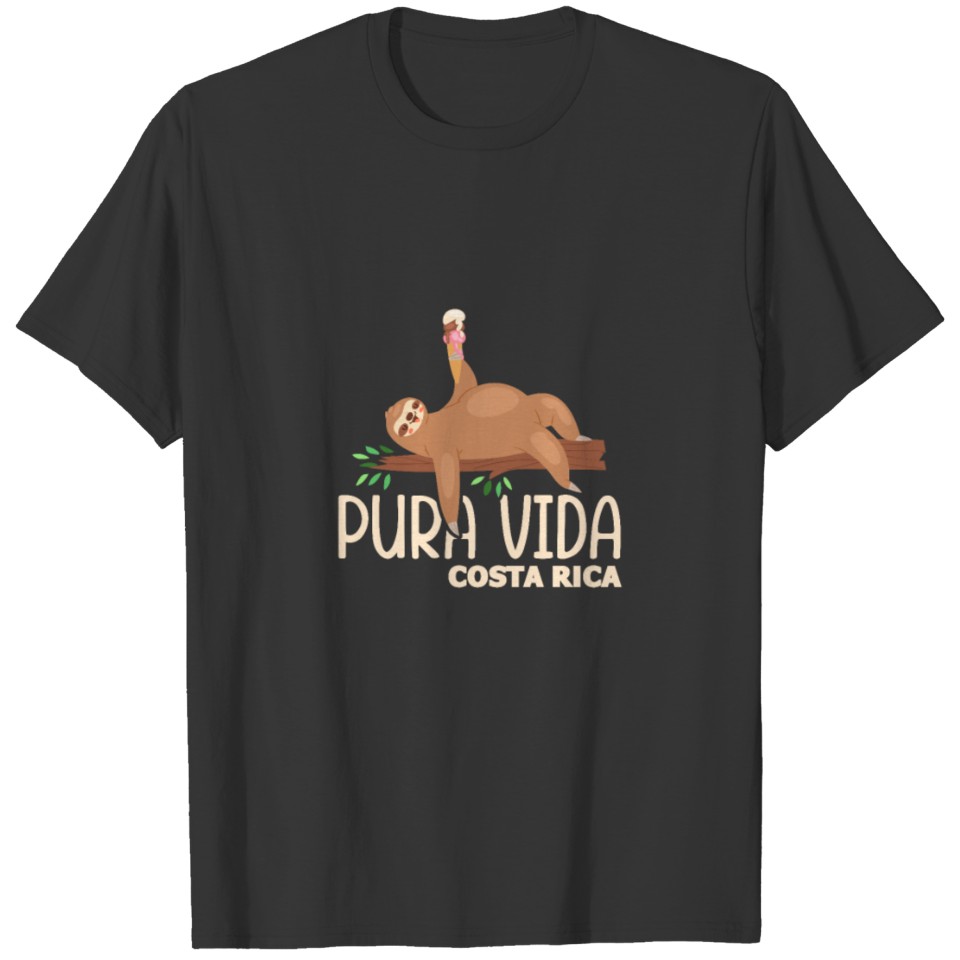 Pura Vida Costa Rica, Sloth T-shirt