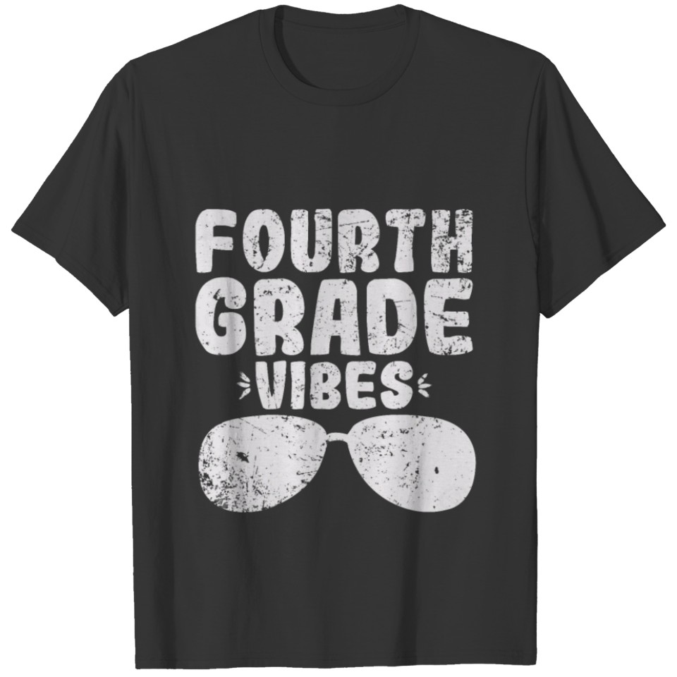 Vintage Fourth Grade Vibes White T-shirt