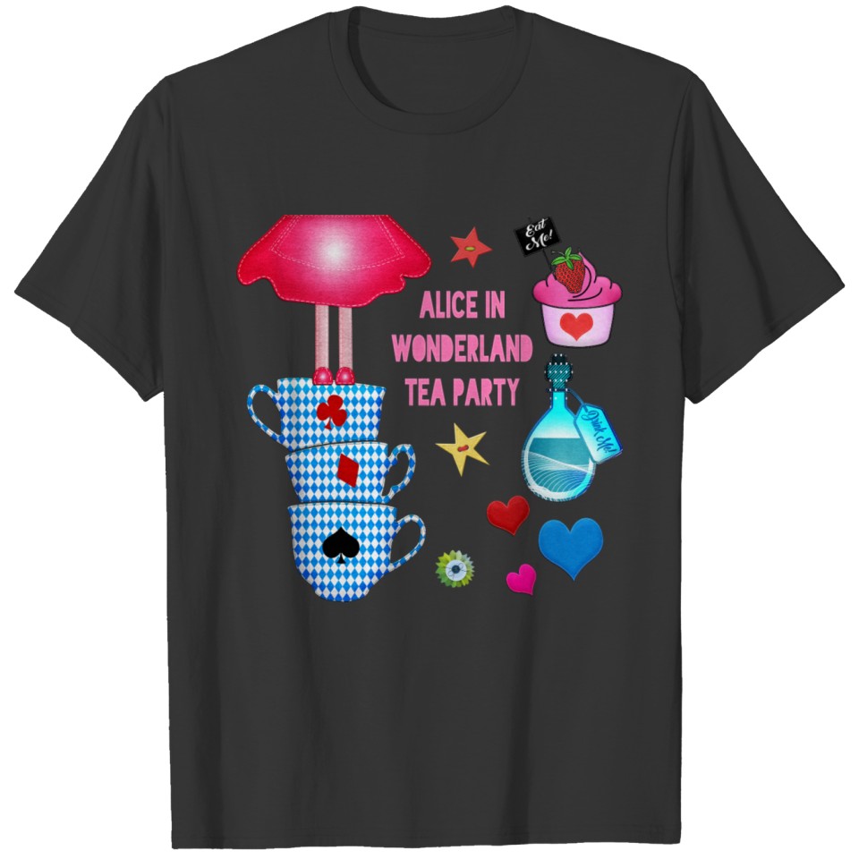 Alice in Wonderland. T-shirt
