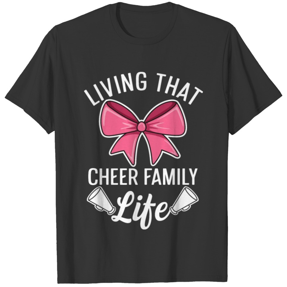 Cheerleading Family Design for a Cheerleader Girl T-shirt