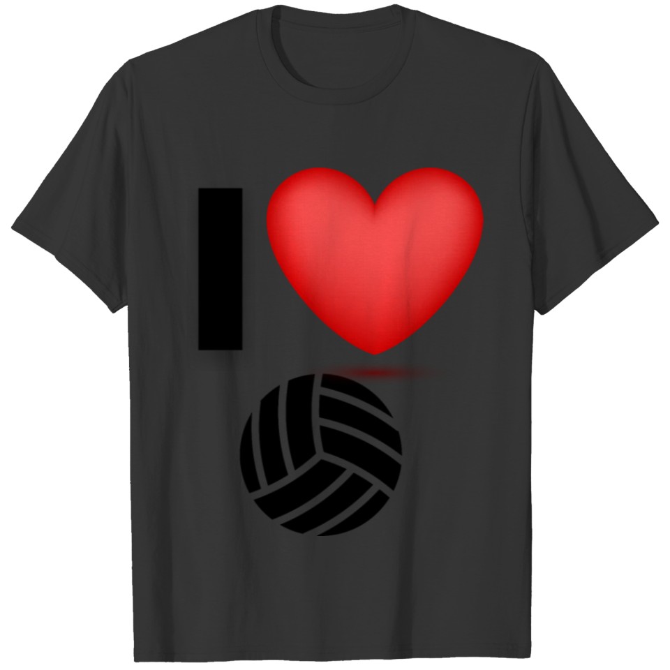Volleyball, hall, attack, ball, gift T-shirt