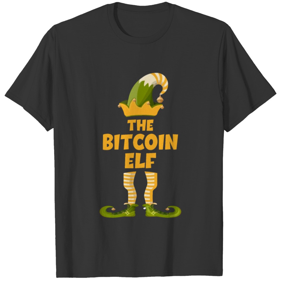 Bitcoin Elf Bitcoins Elf - cryptocurrency T-shirt