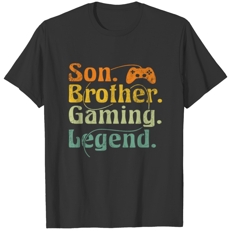 Son Brother Gaming Legend Cool Video Games Fan PC T-shirt