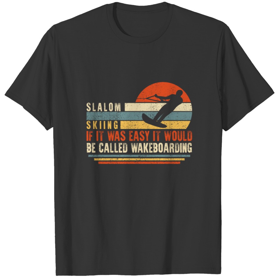 Slalom Skiing Shirt, Skiing Lover Gift, T-shirt