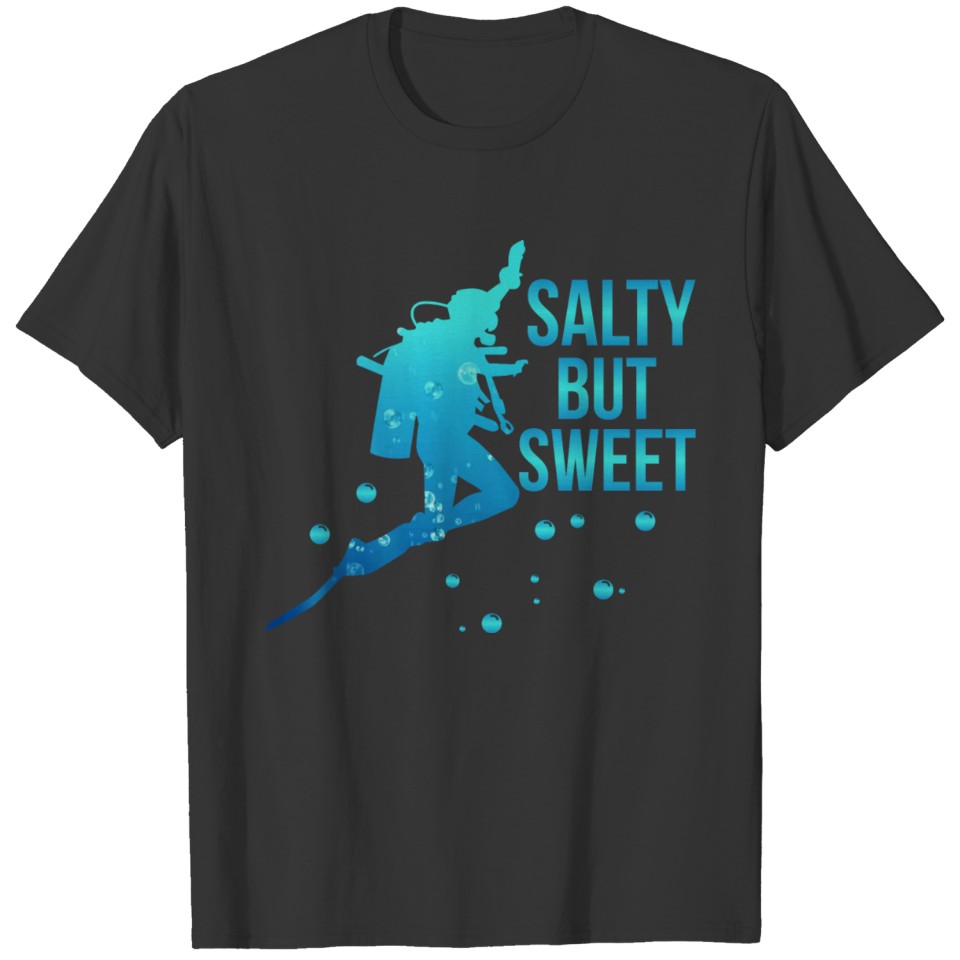 Salty But Sweet Beach Diving T-shirt T-shirt