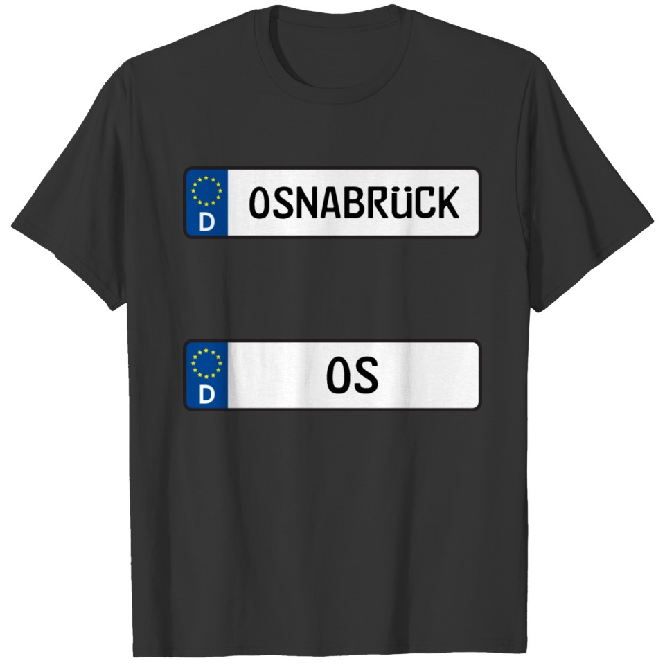 Osnabrück kennzeichen Stickers - Kfz Kennzeichen T-shirt