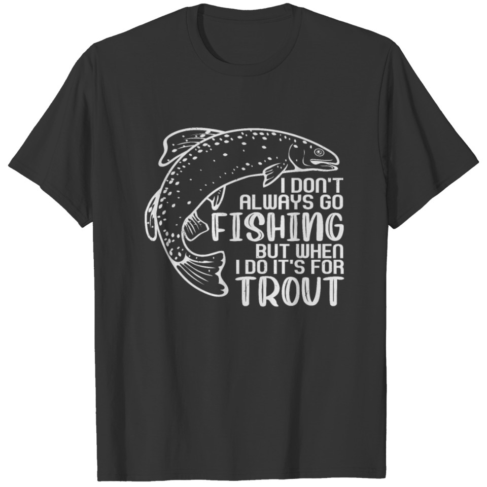 Fisher Angler Rainbow Trout Fishing Kayak fishing T Shirts