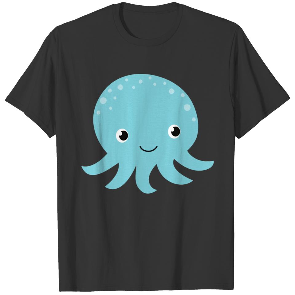 Baby Child Blue Octopus T-shirt