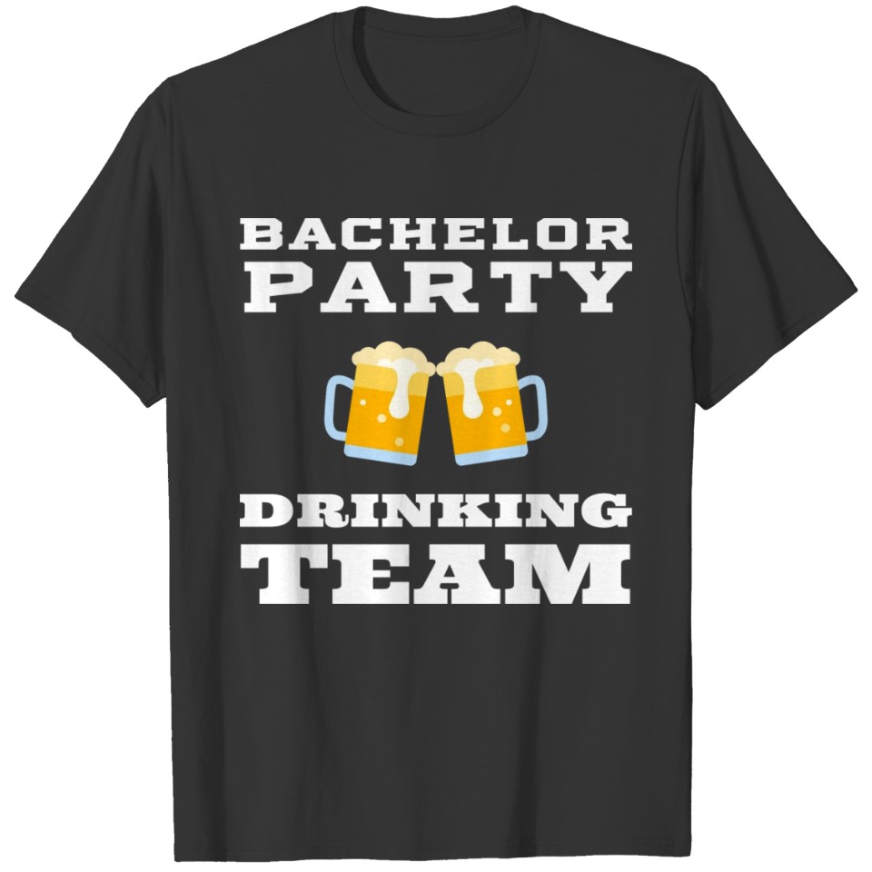 Bachelor Party Drinking Team Funny Best Man Squad T-shirt