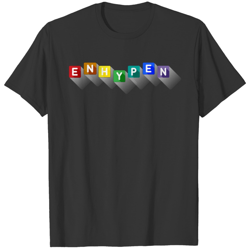 enhypen rainbow T-shirt