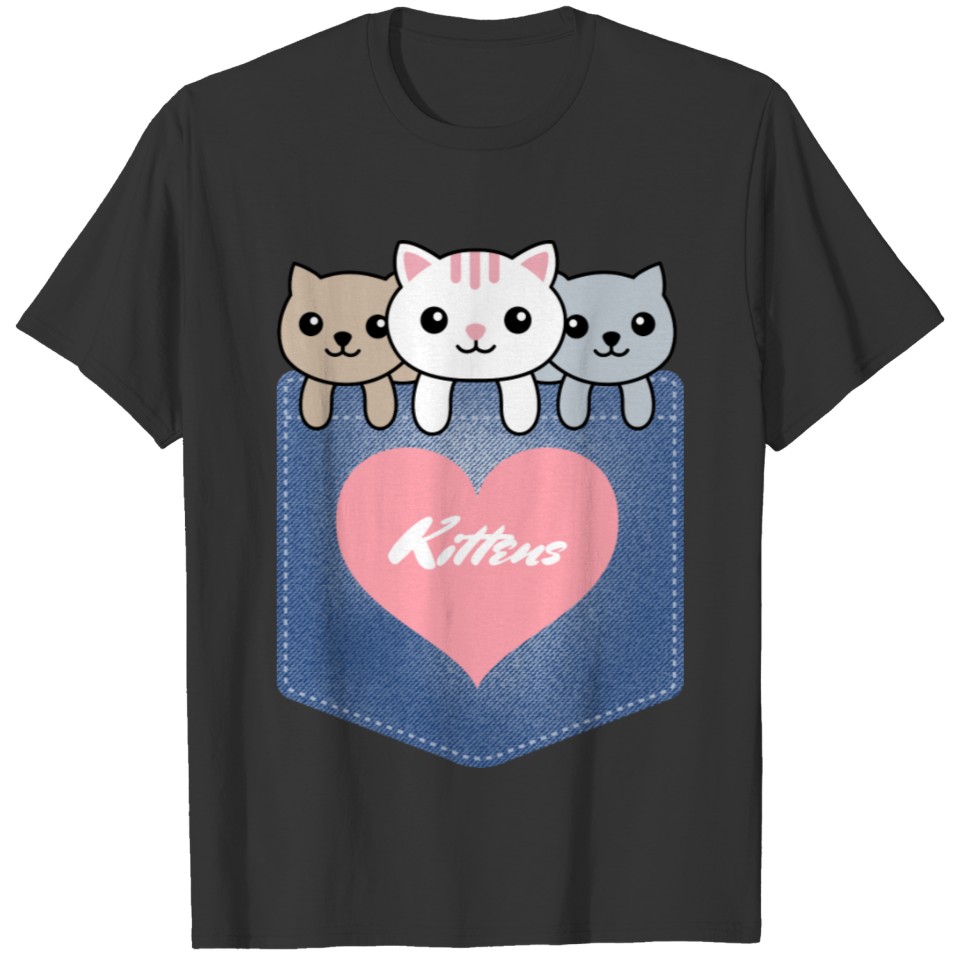 Kittens love T Shirts