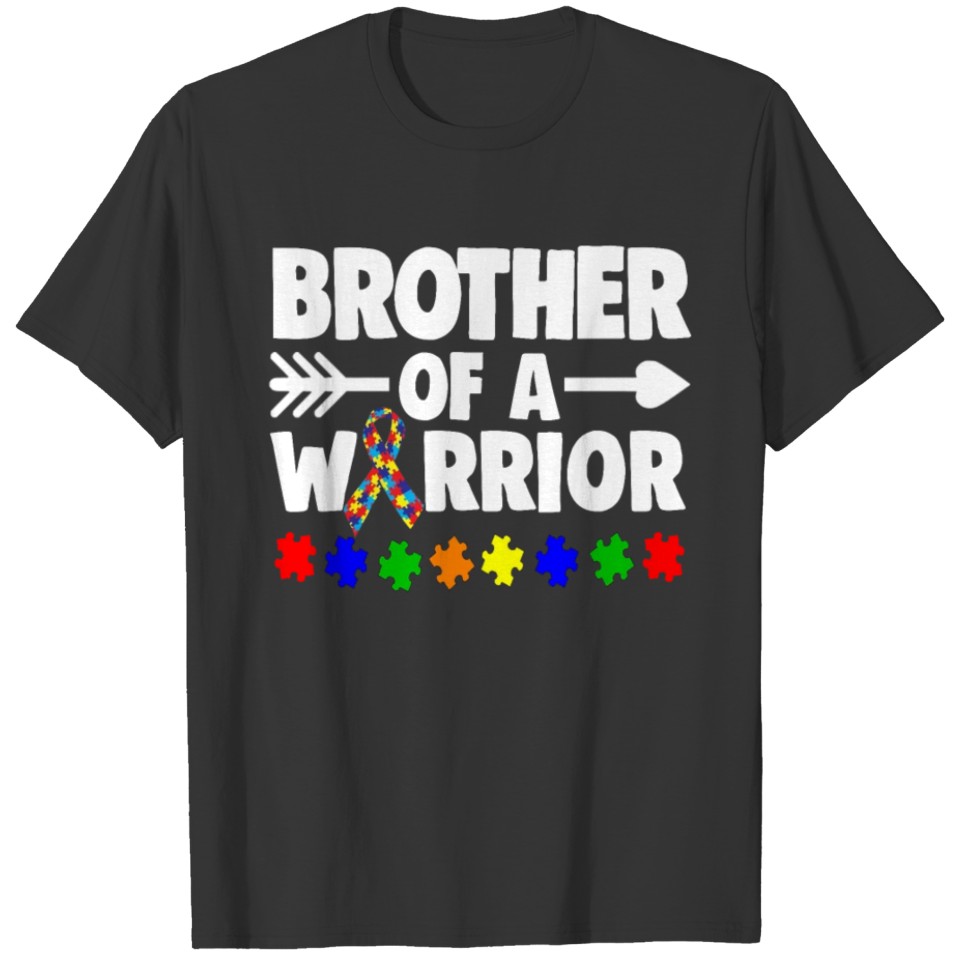 Brother Of A Warrior Autism Awareness T-shirt