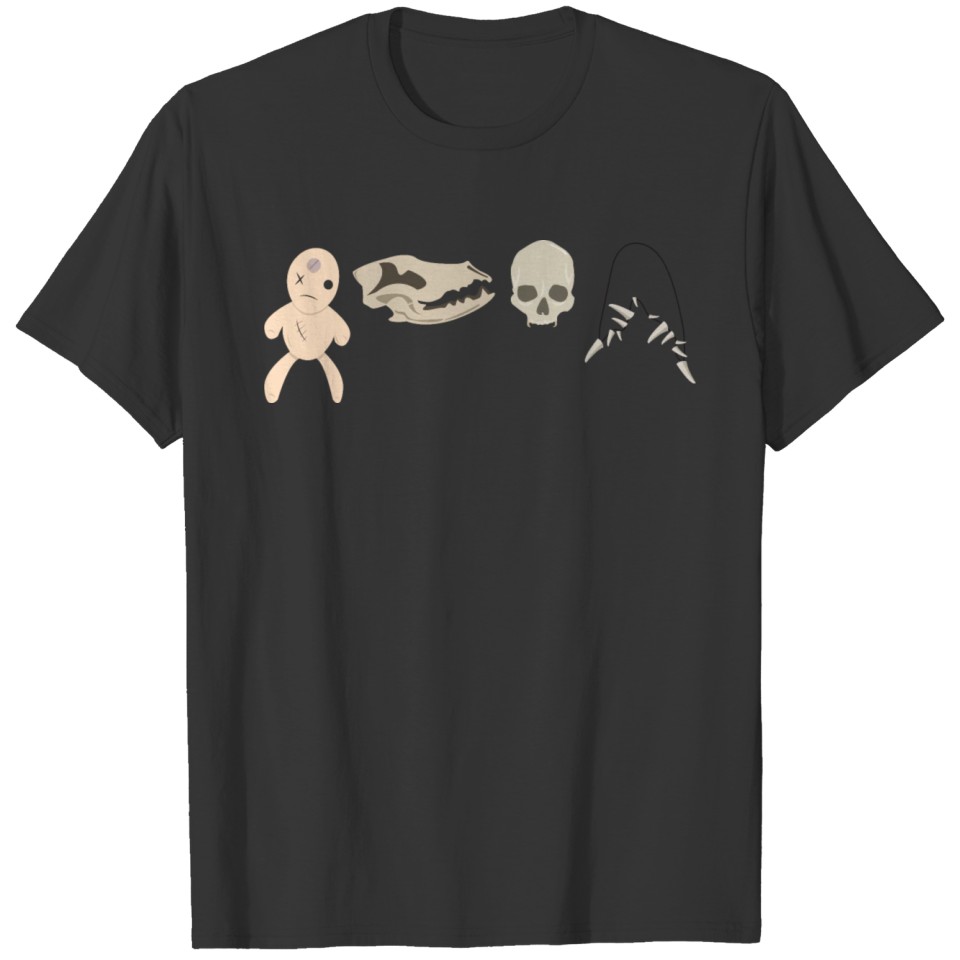 Voodoo and Bones Voodoo and Bones scary horror coo T-shirt