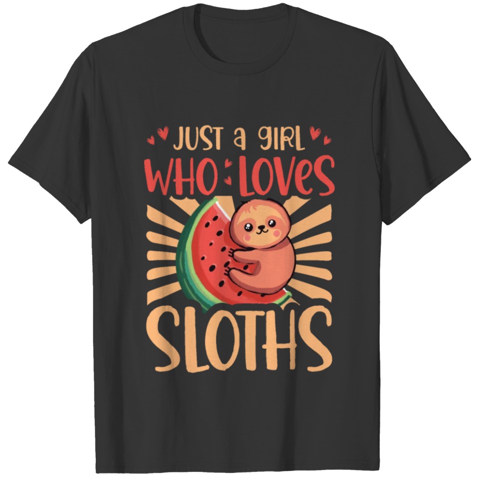 Sloth Girl T-shirt