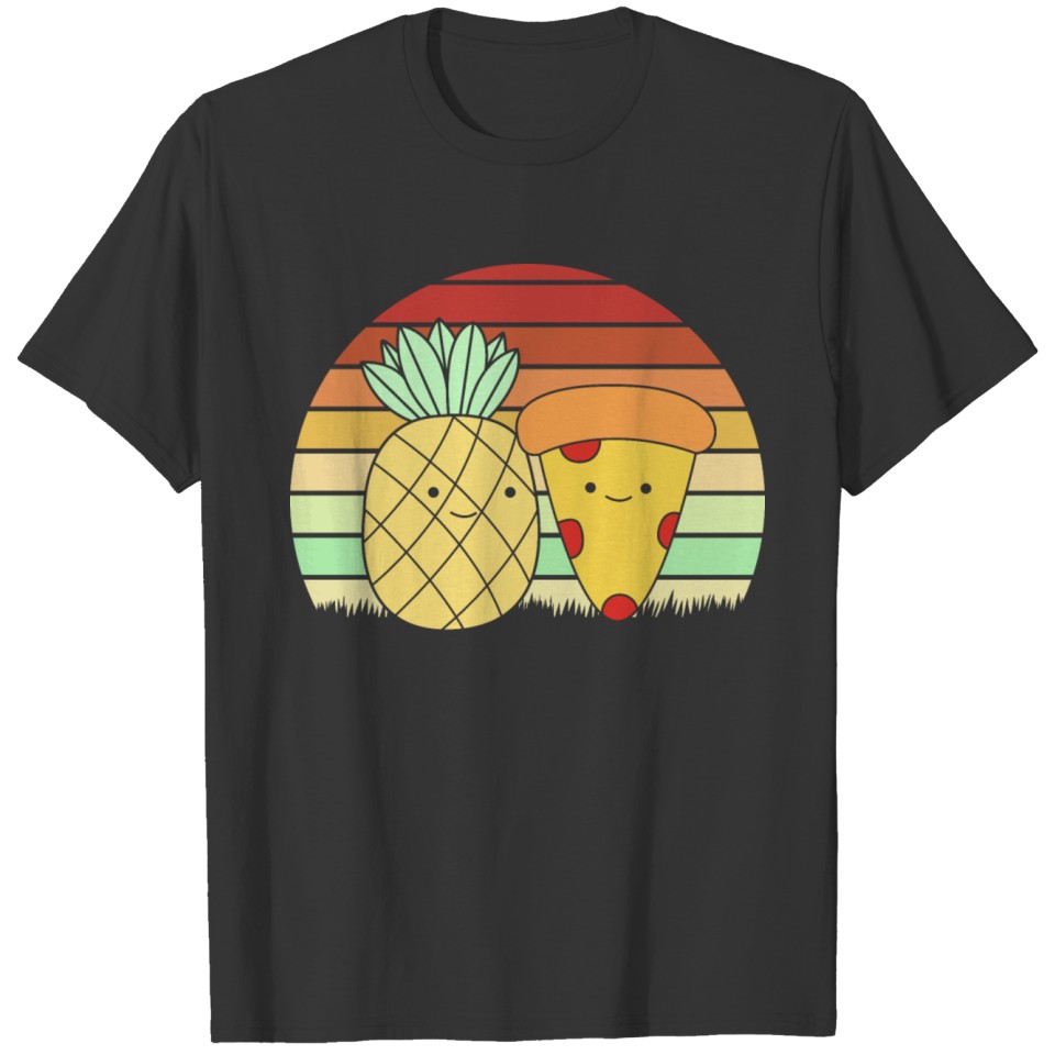 Retro Pineapple Pizza T-shirt