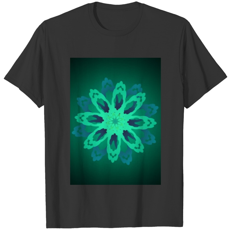 Green Flowers T-shirt