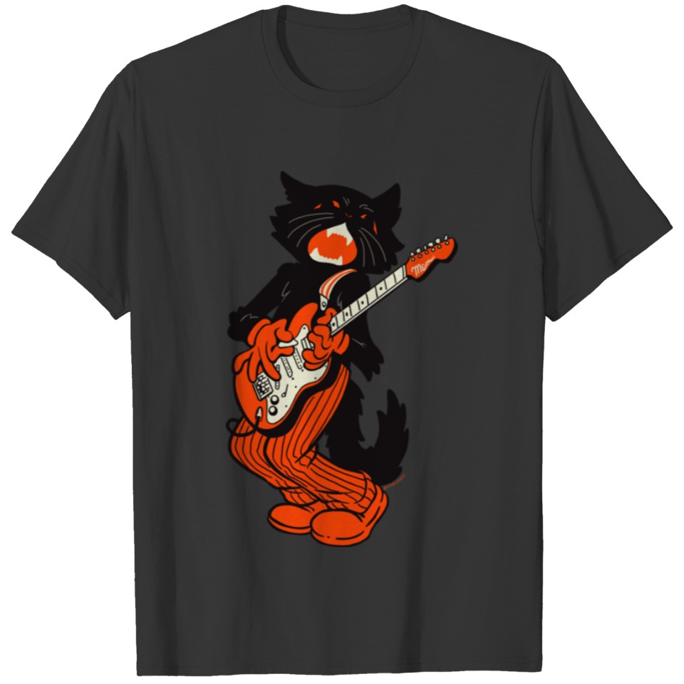 Black Cat Halloween T ShirtVintage Halloween T-shirt