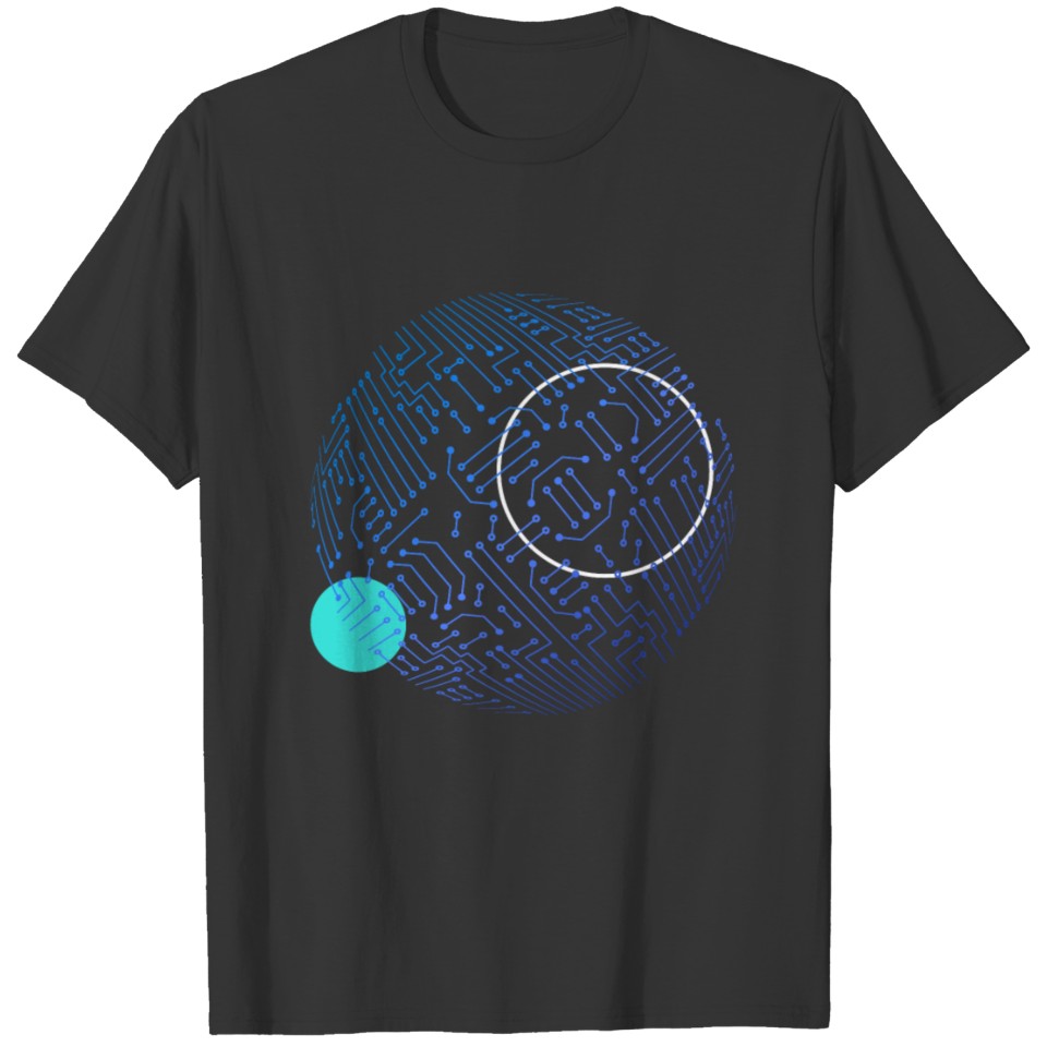 Computer Binary Sphere Computer T Shirts