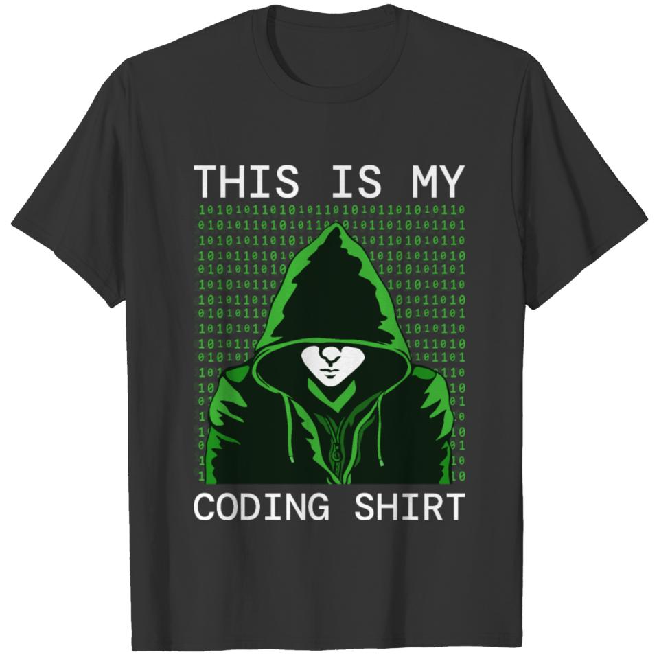 This Is My Coding Funny Coding Gift T-shirt