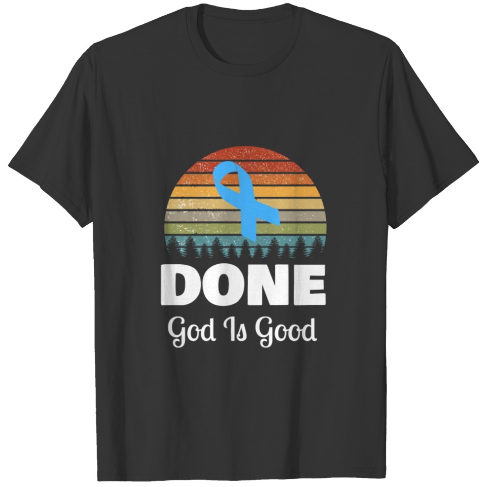 Last Day Of Radiation Chemo Gifts God Is Good Ovar T-shirt