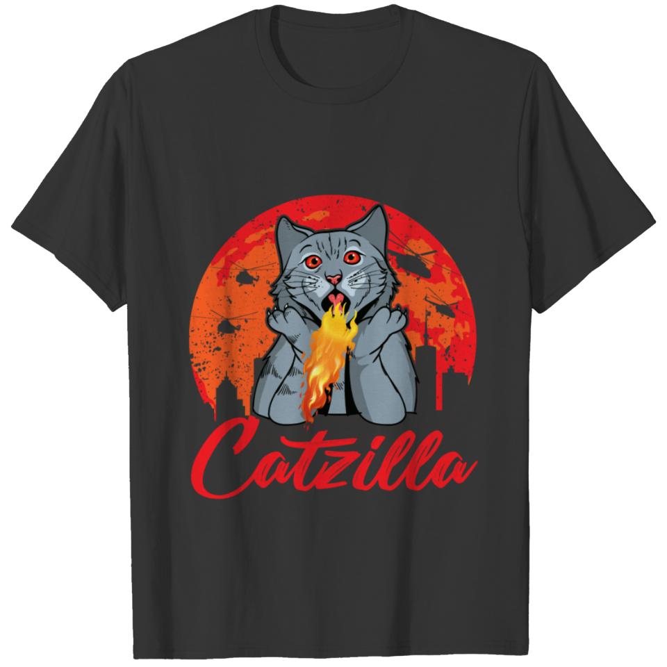 Catzilla Cat T-shirt