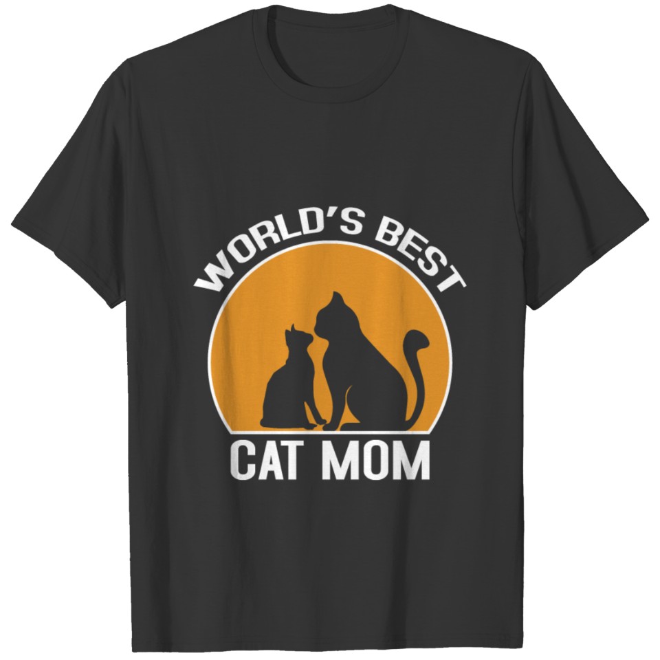 Worlds Best Cat Mom T-shirt