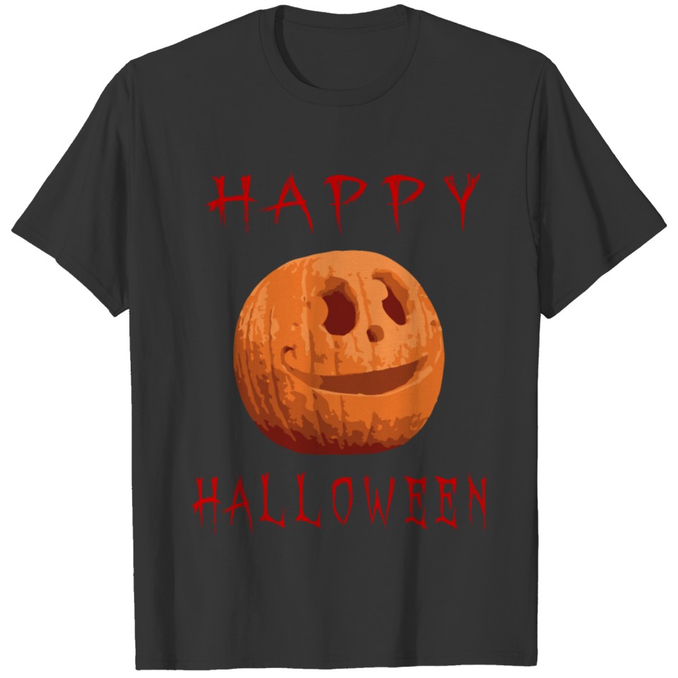 Happy Halloween pumpkin T-shirt