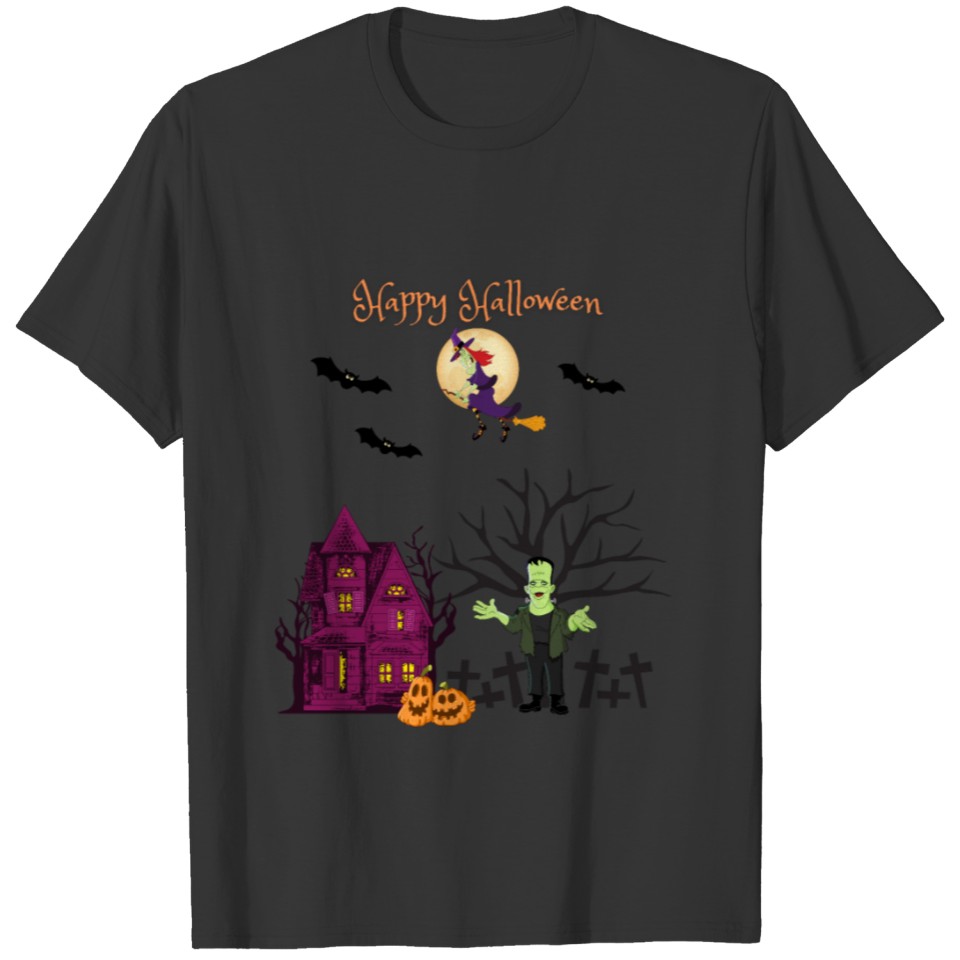 Halloween Haunted House T-shirt
